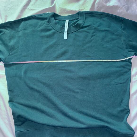 LULULEMON Perfectly Oversized Crew NWT 12 Green Jasper sweatshirt - Picture 7 of 12